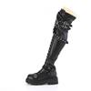 DemoniaCult - RENEGADE320 Platform overknee Boots - Black Product image